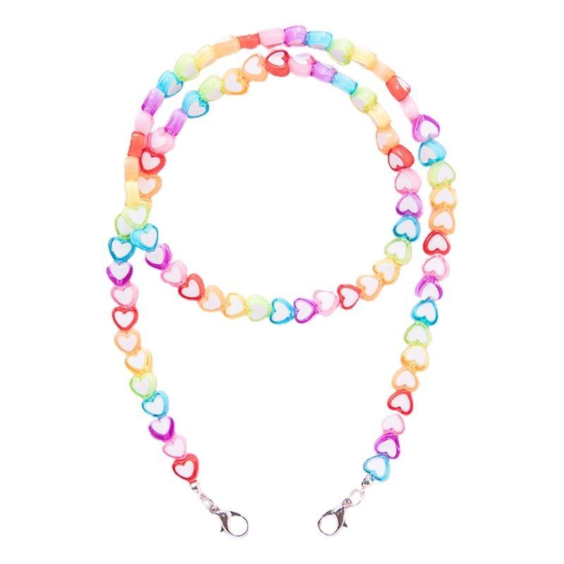 A52E Kids Acrylic Rainbow Colo - Mask Chain Holder のレビューと価格