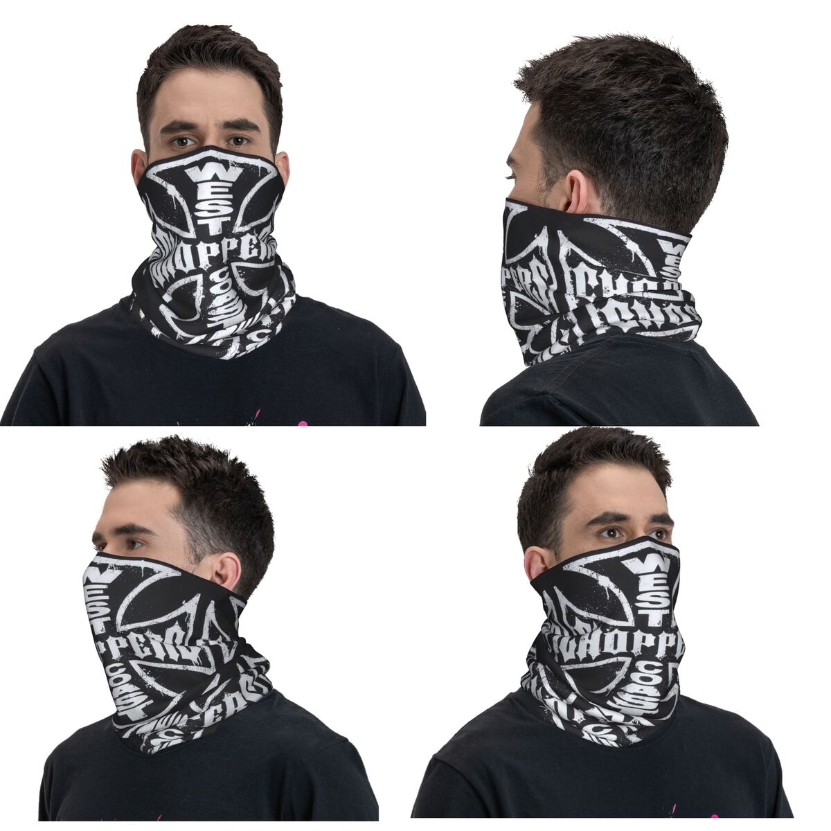 West Coast Iron Cross Choppers - Neck Gaiter Face Cover のレビューと価格