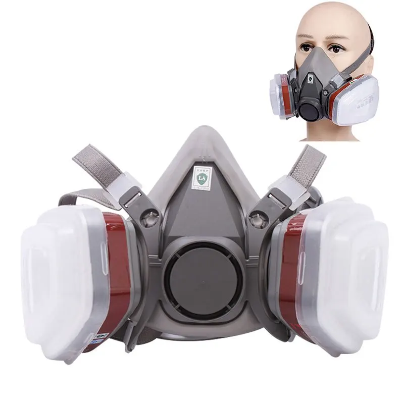 6200 7 in1 Gas Mask Gas-Proof  - Respirator Half Face のレビューと価格