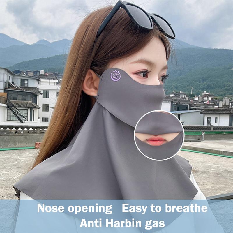 Summer Ice Silk Face Gini Full - Sports Mask Breathable のレビューと価格