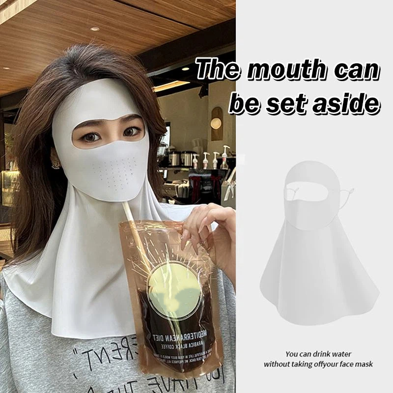 Summer Ice Silk Face Gini Full - Sports Mask Breathable のレビューと価格