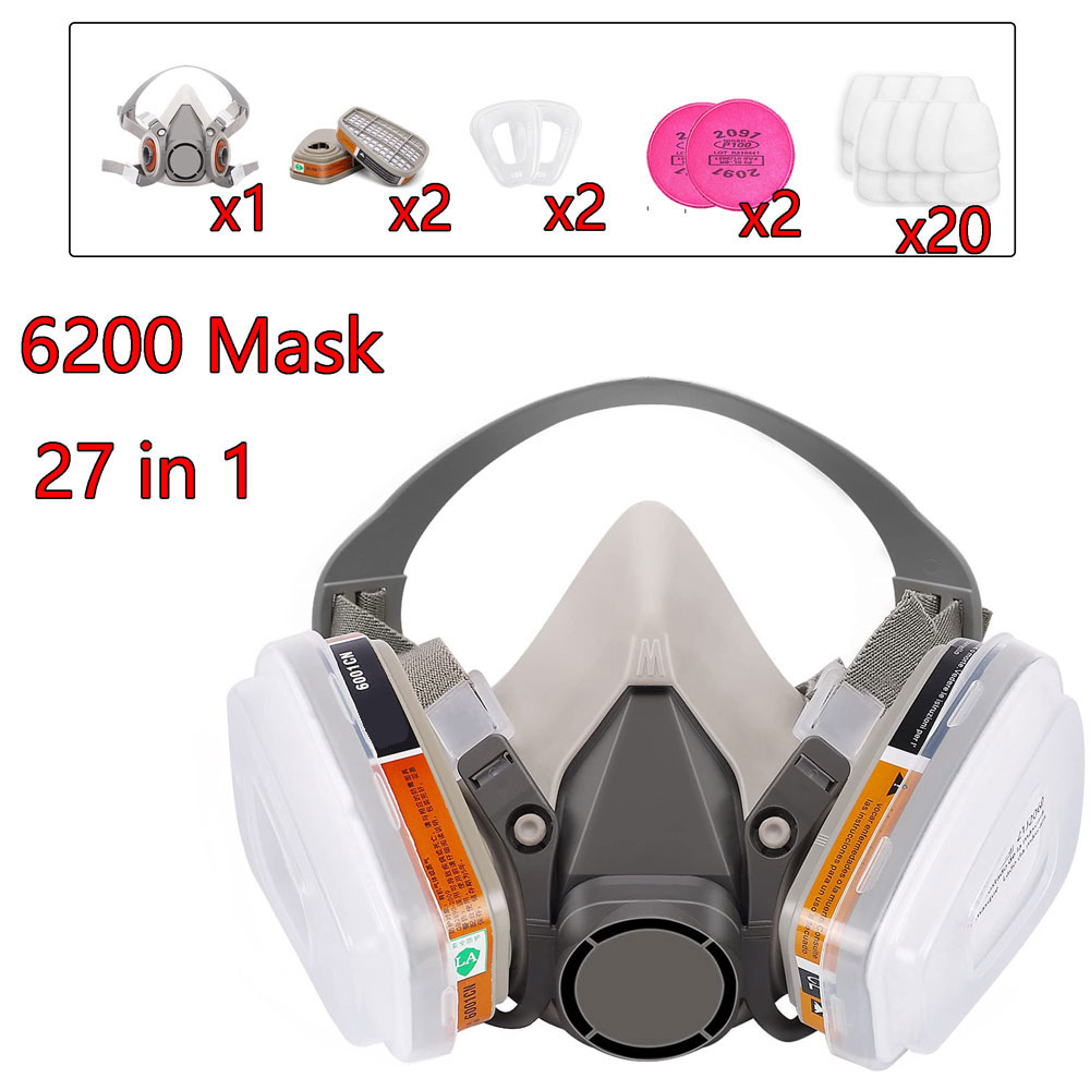 Gas Mask 6200 Set Vehicle Pain - Face Mask Storage Box のレビューと価格