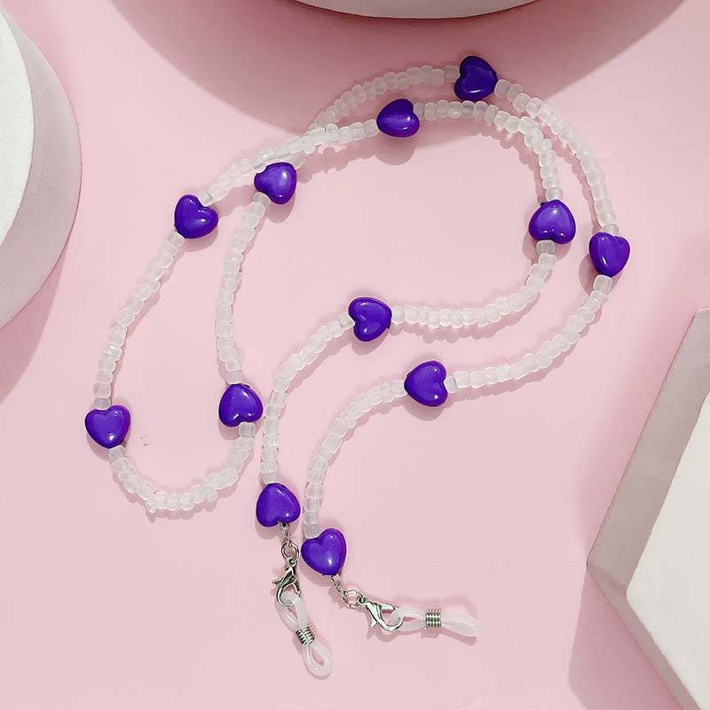 Trendy Peach Heart Anti Slip R - Mask Chain Holder のレビューと価格